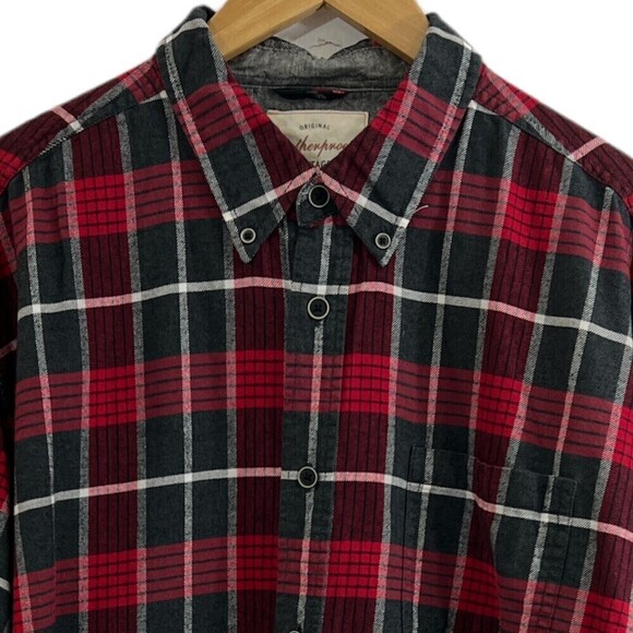 Vintange Weatherproof Men’s Casual Flannel Button Down Shirts Size XXL 2XL - Picture 3 of 12